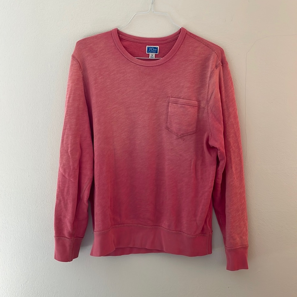 Red JCrew Crewneck